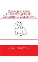 Cavalier King Charles Spaniel Coloring Calendar