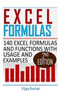 Excel Formulas: 140 Excel Formulas and Functions with usage and examples