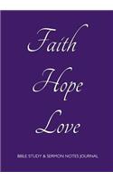 Bible Study and Sermon Notes Guided Journal