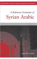 A Reference Grammar of Syrian Arabic