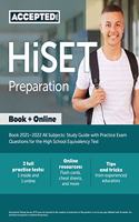 HiSET Preparation Book 2021-2022 All Subjects