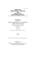 Nomination of General Michael V. Hayden, USAF, to be Director of the Central Intelligence Agency