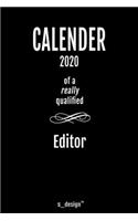 Calendar 2020 for Editors / Editor