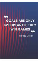 LIONEL MESSI Quote Notebook For Fc Barcelona Fans