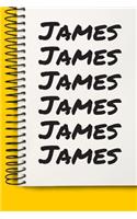 Name James A beautiful personalized