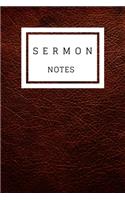 Sermon Notes Journal for Men