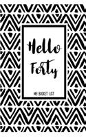 Hello Forty My Bucket List