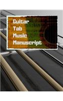 Guitar Tab Music Manuscript