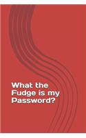 What the Fudge is my Password?