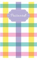 Passwords: Internet Password Keeper Organizer Logbook Large Print Two Entries Per Page