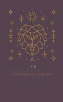 Leo 2020 Weekly Planner (Burgundy)