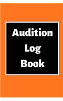 Audition Log Book