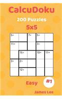 CalcuDoku Puzzles - 200 Easy 5x5 vol. 1