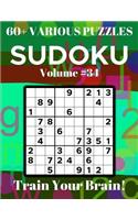 Sudoku 60+ Various Puzzles Volume 34: Train Your Brain!