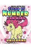 Color by Numbers: Unicorn Coloring Books For Girls and Boys: The Really Best Relaxing Unicorns Colouring Book For Kids 2018 (My Gorgeous Pony Horse Animal Coloring Bo