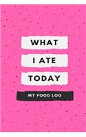 What I Ate Today