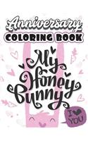 Anniversary Coloring Book: Funny Cute Couple In Love Adult Coloring Book: Perfect Engagement, Wedding Gift Ideas For Him, Her, Men, Women, Mom Life, Dad Life, Parents: Getting