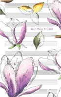Sheet Music Notebook: Music Manuscript Paper, Staff Paper, Musicians Notebook (Music Composition Books) 5 X 8 Inches, 100 Pages (White Paper)
