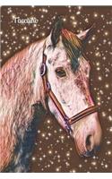Taccuino: Equitazione Cavalli Allievo Scolastico Scolastico Notebook Allineati Studente