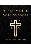 Large Print Bible Verse Cryptograms 1 by Sasquatch Designs