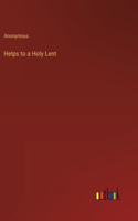 Helps to a Holy Lent