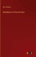 Miscellanies in Prose and Verse