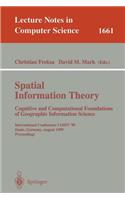 Spatial Information Theory. Cognitive and Computational Foundations of Geographic Information Science