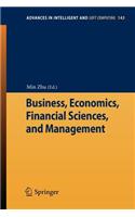 Business, Economics, Financial Sciences, and Management
