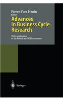 Advances in Business Cycle Research