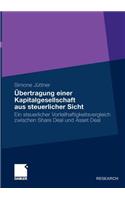Übertragung Einer Kapitalgesellschaft Aus Steuerlicher Sicht
