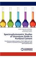 Spectrophotometric Studies of Strontium Oxide in Portland Cement