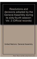 Resolutions and Decisions Adopted by the General Assembly