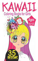 Kawaii Coloring Books for Girls Ages 8-12