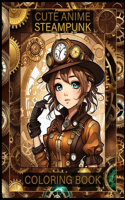 Cute Anime Steampunk Coloring Book