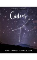 Cancer July 2019 - June 2020 Weekly + Monthly Academic Planner