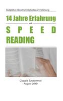 14 Jahre Erfahrung mit Speed Reading