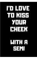 I'd Love to Kiss Your Cheek with a Semi