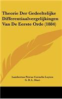 Theorie Der Gedeeltelijke Differentiaalvergelijkingen Van de Eerste Orde (1884)