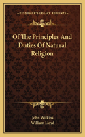 Of The Principles And Duties Of Natural Religion