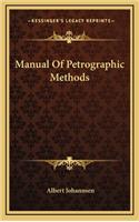 Manual of Petrographic Methods