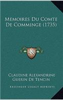 Memoires Du Comte de Comminge (1735)