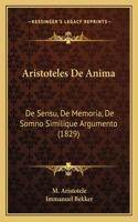 Aristoteles De Anima