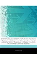 Articles on Municipalities of the Province of Trapani, Including: Alcamo, Trapani, Gibellina, Marsala, Mazara del Vallo, Pantelleria, Castellammare de