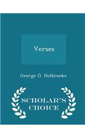 Verses - Scholar's Choice Edition