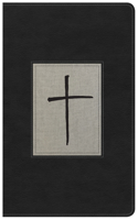 NKJV Ultrathin Reference Bible, Black/Gray Deluxe Leathertouch