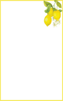 Amalfi Lemons Boxed Stationery (30 Sheets, 24 Envelopes)