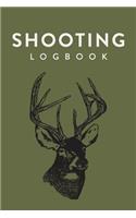 Shooting Logbook: Deer Drawing, Handloading Logbook, Range Shooting Book, Including Target Diagrams