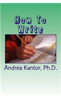 How To Write