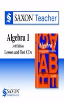 Saxon Homeschool Algebra 1 3rd Edition Teacher Lesson and Test CDs