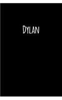 Dylan: Clean Personalized Lined Notebook / Journal Gift, 120 Pages, 6x9, Soft Cover, Matte Finish, Perfect Gift for Dylan